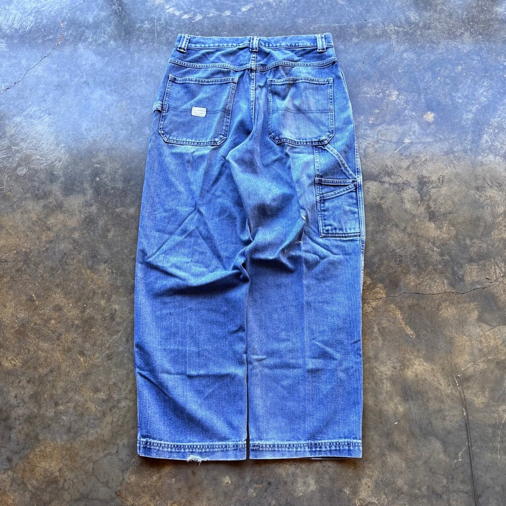 Old Navy Painters Jeans Mens 32x30 Blue Denim Carpenter